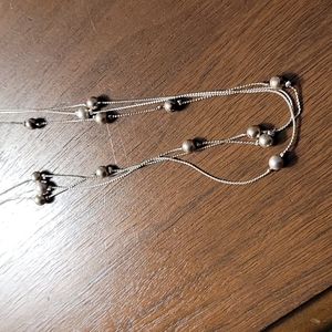 Long Triple Strand Necklace